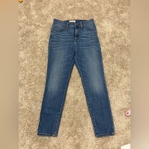 Madewell High Rise Skinny Jeans
